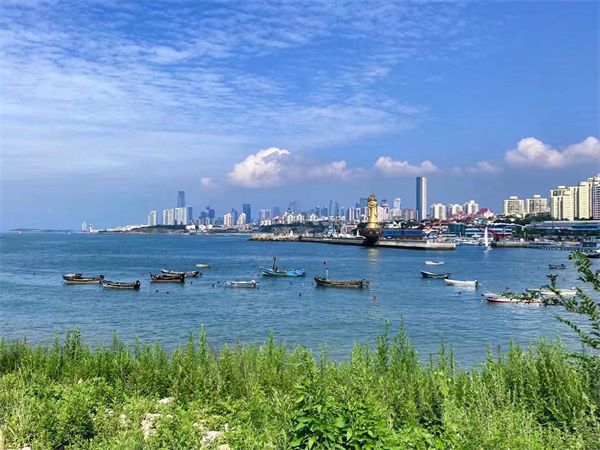 山东海岸城市风光实拍