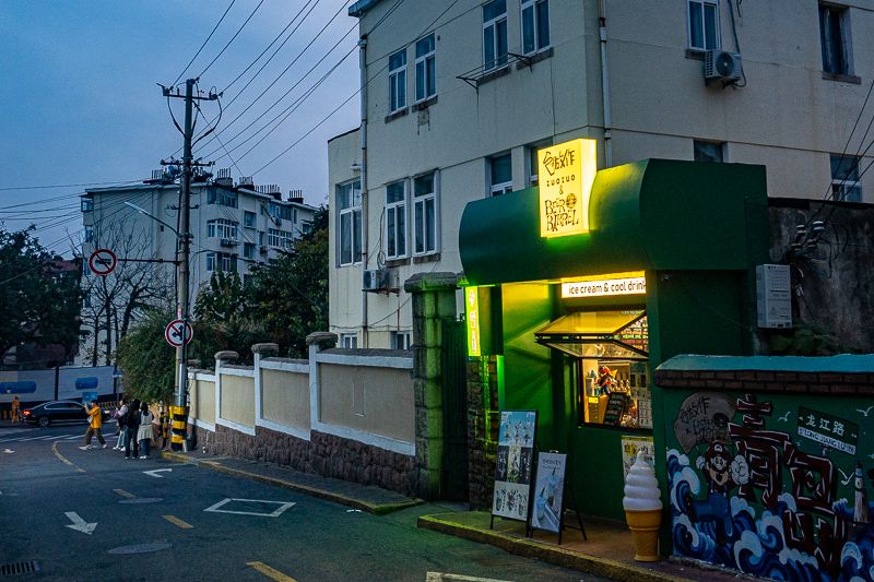 山东滨海城市与旅游车队实拍